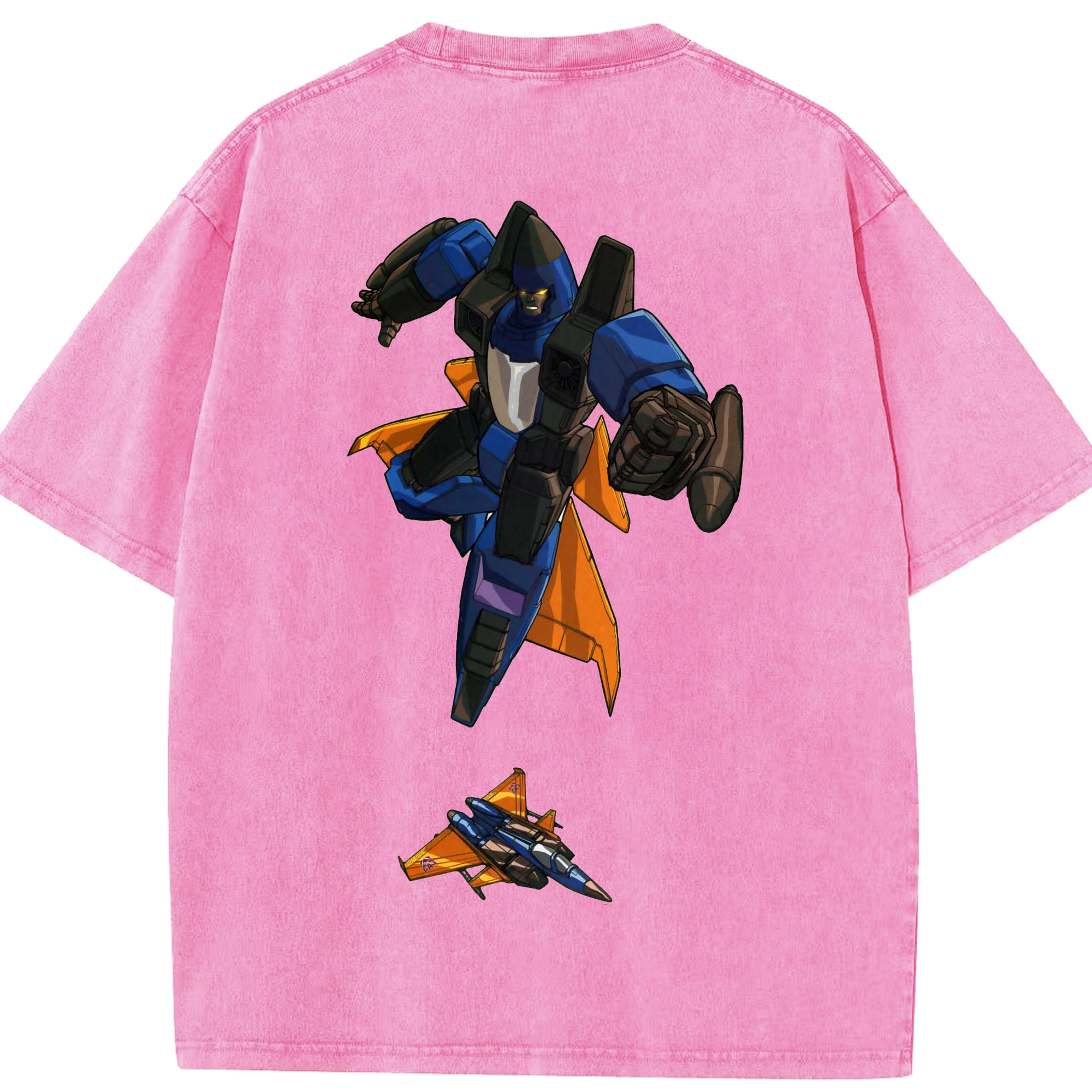 （画像用）  綿100% ヴィンテージ風 半袖Tシャツ（背面プリント）